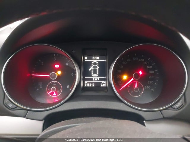2012 Volkswagen Golf 2.0 Tdi Comfortline/2.0 Tdi Highline მანქანა იყიდება აუქციონზე, vin: WVWNM7AJ6CW314800, აუქციონის ნომერი: 12589935