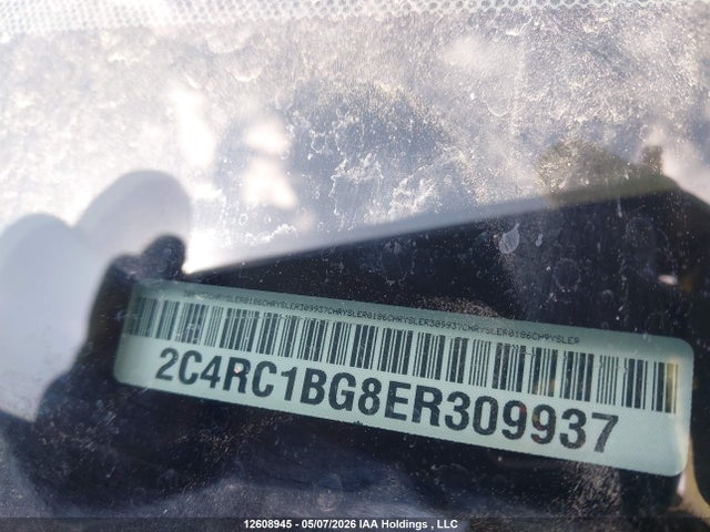 12608945 :رقم المزاد ، 2C4RC1BG8ER309937 vin ، 2014 Chrysler Town & Country Touring مزاد بيع