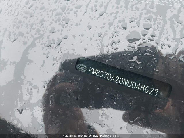 12608964 :رقم المزاد ، KM8S7DA20NU048623 vin ، 2022 Hyundai Santa Fe Limited مزاد بيع