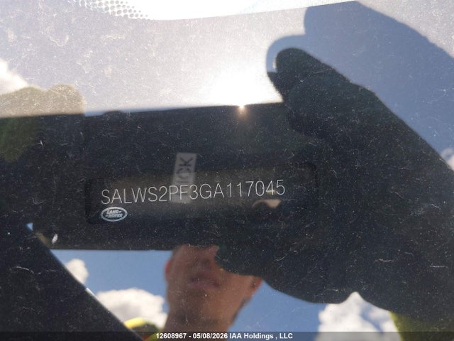 Aukcja sprzedaży 2016 Land Rover Range Rover Sport Hst Le, vin: SALWS2PF3GA117045, numer aukcji: 12608967