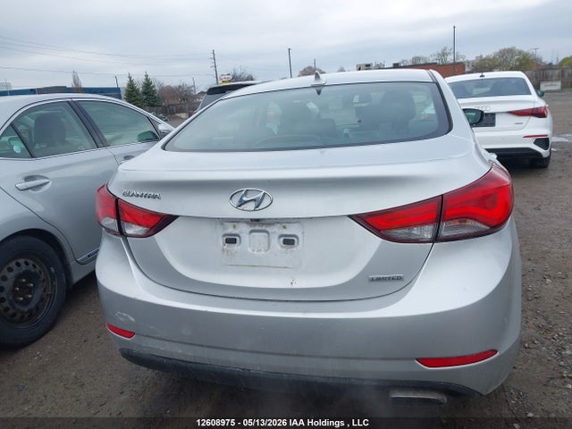 2014 Hyundai Elantra Limited მანქანა იყიდება აუქციონზე, vin: KMHDH4AH8EU112952, აუქციონის ნომერი: 12608975