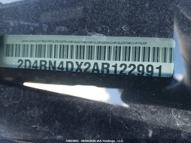 Aukcja sprzedaży 2010 Dodge Grand Caravan Se, vin: 2D4RN4DX2AR122991, numer aukcji: 12603602