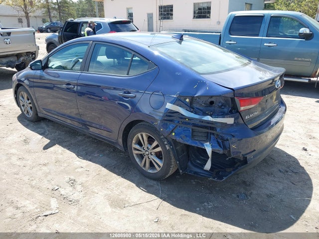 2018 Hyundai Elantra Gl მანქანა იყიდება აუქციონზე, vin: KMHD84LFXJU596757, აუქციონის ნომერი: 12608980