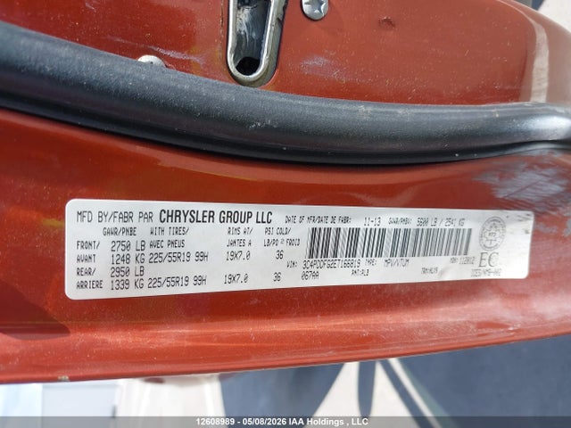 12608989 :رقم المزاد ، 3C4PDDFG2ET166819 vin ، 2014 Dodge Journey مزاد بيع