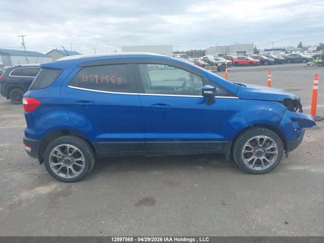 Aukcja sprzedaży 2019 Ford Ecosport Titanium, vin: MAJ6S3KL6KC252498, numer aukcji: 12597568