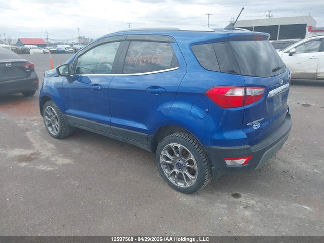 Aukcja sprzedaży 2019 Ford Ecosport Titanium, vin: MAJ6S3KL6KC252498, numer aukcji: 12597568
