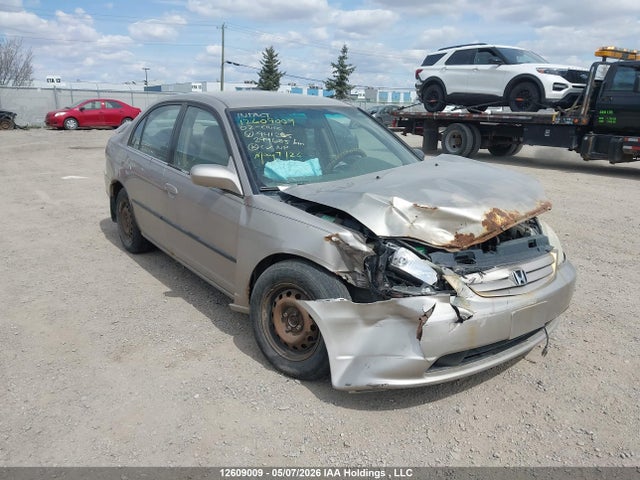 12609009 :رقم المزاد ، 2HGES16452H941265 vin ، 2002 Honda Civic Dx/dx-g مزاد بيع