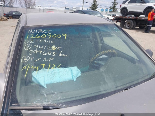 Продаж на аукціоні авто 2002 Honda Civic Dx/dx-g, vin: 2HGES16452H941265, номер лоту: 12609009