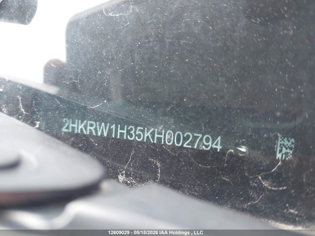 Auction sale of the 2019 Honda Cr-v Lx, vin: 2HKRW1H35KH002794, lot number: 12609029