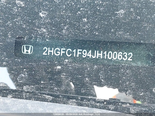 2HGFC1F94JH100632 Honda Civic Touring