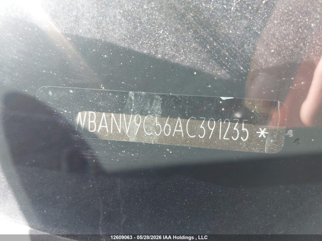 12609063 :رقم المزاد ، WBANV9C56AC391235 vin ، 2010 Bmw 535i Xdrive مزاد بيع