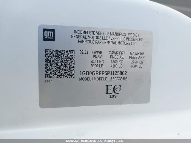 Продажа на аукционе авто 2023 Chevrolet Express G3500, vin: 1GB0GRFP5P1125802, номер лота: 12609069