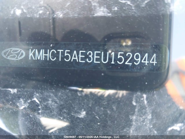 12609087 :رقم المزاد ، KMHCT5AE3EU152944 vin ، 2014 Hyundai Accent Gl مزاد بيع