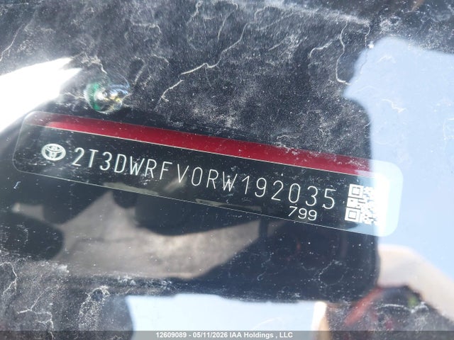2T3DWRFV0RW192035 Toyota Rav4 Limited