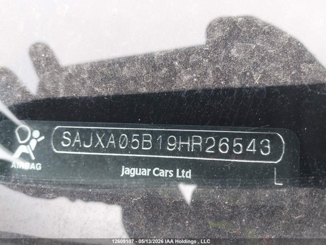 12609107 :رقم المزاد ، SAJXA05B19HR26543 vin ، 2009 Jaguar Xf Luxury مزاد بيع