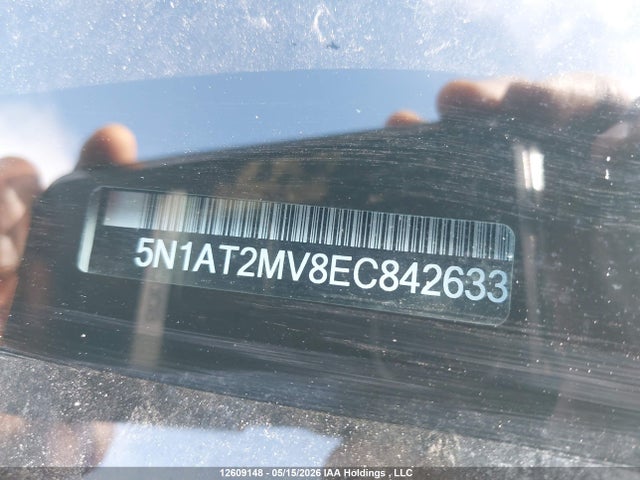 12609148 :رقم المزاد ، 5N1AT2MV8EC842633 vin ، 2014 Nissan Rogue S/sl/sv مزاد بيع