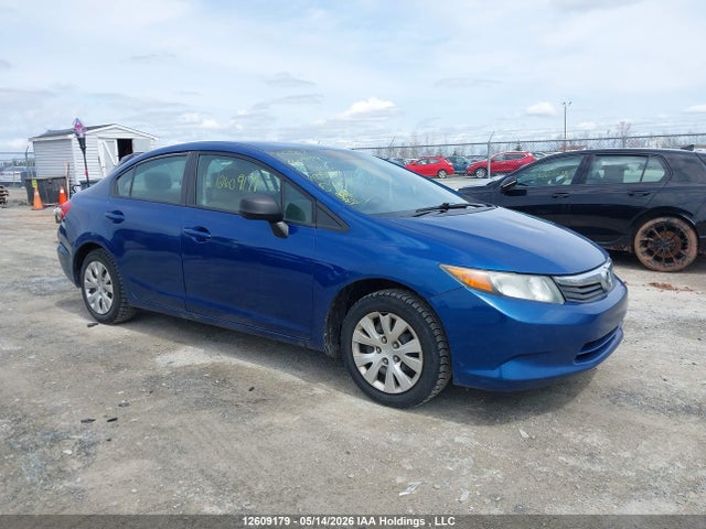 2012 Honda Civic Sdn მანქანა იყიდება აუქციონზე, vin: 2HGFB2F46CH005067, აუქციონის ნომერი: 12609179