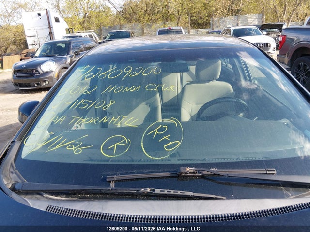 12609200 :رقم المزاد ، 2HGFB2F56CH115108 vin ، 2012 Honda Civic Lx مزاد بيع
