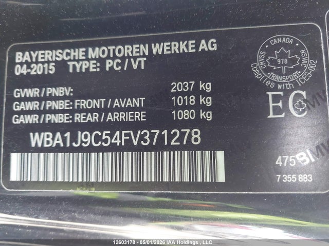 WBA1J9C54FV371278 BMW M235i Xdrive