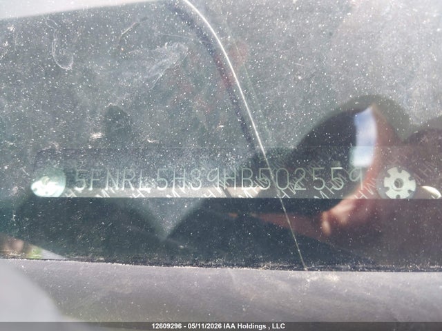 5FNRL5H39HB502559 Honda ODYSSEY SE