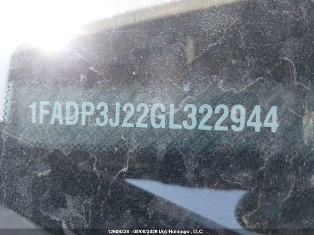 12609328 :رقم المزاد ، 1FADP3J22GL322944 vin ، 2016 Ford Focus Titanium مزاد بيع