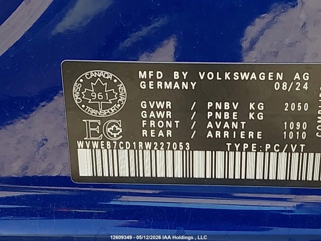 Volkswagen Golf R 2024 WVWEB7CD1RW227053 Image 9