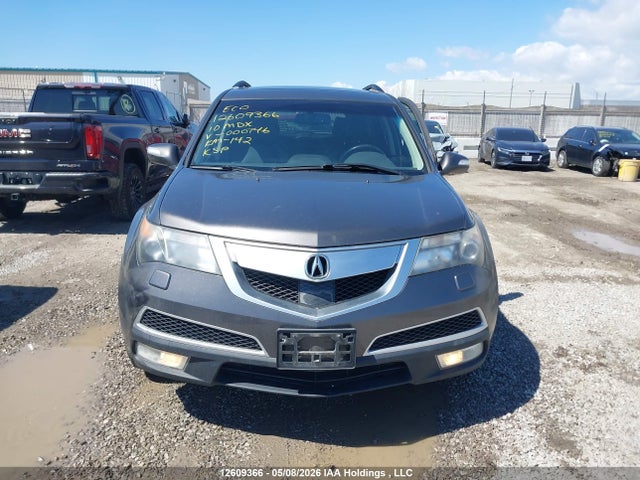 12609366 :رقم المزاد ، 2HNYD2H71AH000746 vin ، 2010 Acura Mdx Elite Package مزاد بيع