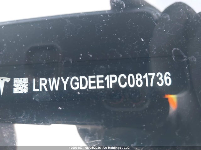 Продажа на аукционе авто 2023 Tesla Model Y, vin: LRWYGDEE1PC081736, номер лота: 12609457