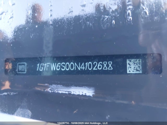 1G1FW6S00N4102688 Chevrolet Bolt Ev 1lt