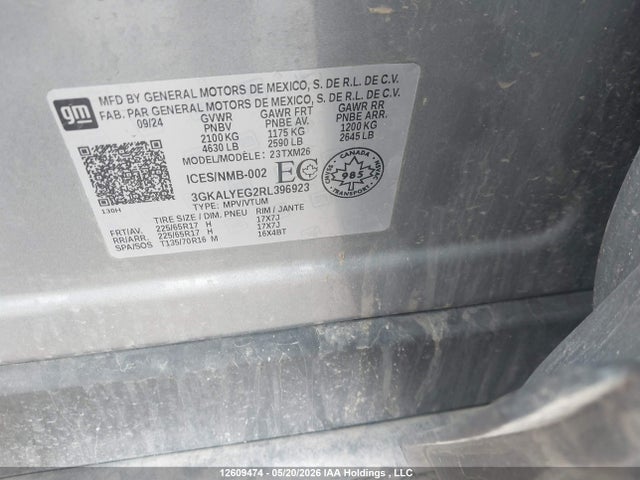 Aukcja sprzedaży 2024 Gmc Terrain At4, vin: 3GKALYEG2RL396923, numer aukcji: 12609474