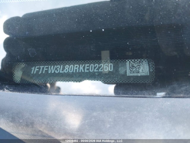 1FTFW3L80RKE02260 Ford F150 Xlt