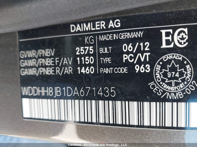 Aukcja sprzedaży 2013 Mercedes-benz E 350 4matic Wagon, vin: WDDHH8JB1DA671435, numer aukcji: 12609544