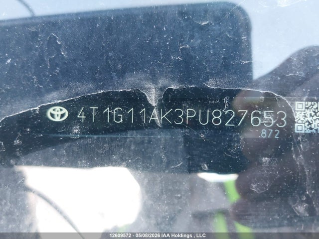12609572 :رقم المزاد ، 4T1G11AK3PU827653 vin ، 2023 Toyota Camry Se مزاد بيع