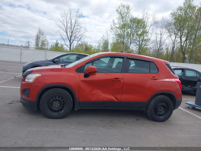 2016 Chevrolet Trax Ls მანქანა იყიდება აუქციონზე, vin: 3GNCJKSB5GL225992, აუქციონის ნომერი: 12609589