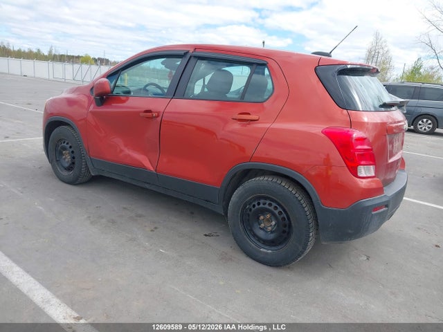 2016 Chevrolet Trax Ls მანქანა იყიდება აუქციონზე, vin: 3GNCJKSB5GL225992, აუქციონის ნომერი: 12609589