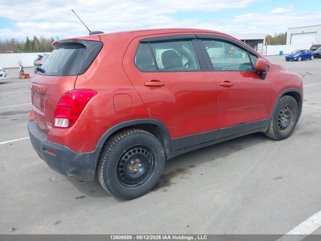 2016 Chevrolet Trax Ls მანქანა იყიდება აუქციონზე, vin: 3GNCJKSB5GL225992, აუქციონის ნომერი: 12609589
