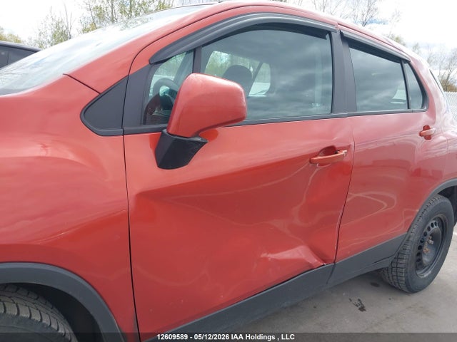 2016 Chevrolet Trax Ls მანქანა იყიდება აუქციონზე, vin: 3GNCJKSB5GL225992, აუქციონის ნომერი: 12609589