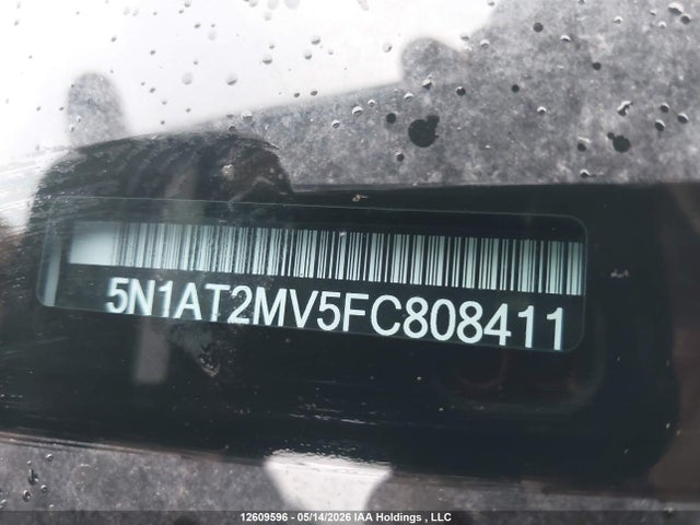 5N1AT2MV5FC808411 Nissan Rogue S/sl/sv