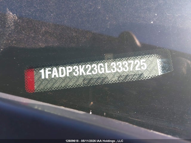 Aukcja sprzedaży 2016 Ford Focus Se, vin: 1FADP3K23GL333725, numer aukcji: 12609618