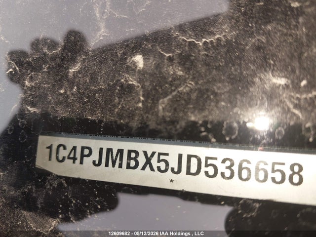 2018 Jeep Cherokee Trailhawk მანქანა იყიდება აუქციონზე, vin: 1C4PJMBX5JD536658, აუქციონის ნომერი: 12609682