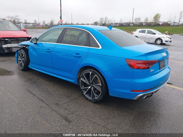 2019 Audi S4 Premium Plus მანქანა იყიდება აუქციონზე, vin: WAUB4AF40KA096753, აუქციონის ნომერი: 12609706