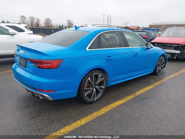 2019 Audi S4 Premium Plus მანქანა იყიდება აუქციონზე, vin: WAUB4AF40KA096753, აუქციონის ნომერი: 12609706