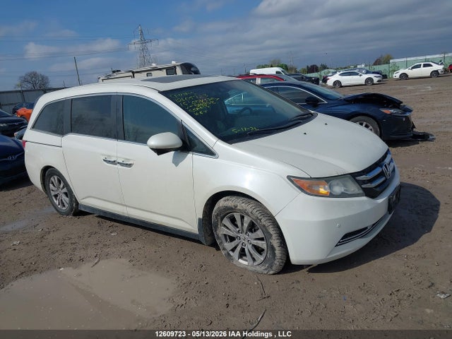 12609723 :رقم المزاد ، 5FNRL5H63FB510258 vin ، 2015 Honda Odyssey Exl مزاد بيع