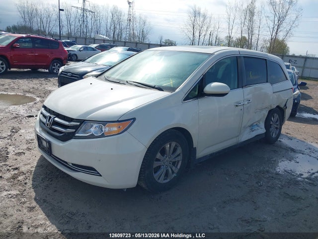 12609723 :رقم المزاد ، 5FNRL5H63FB510258 vin ، 2015 Honda Odyssey Exl مزاد بيع