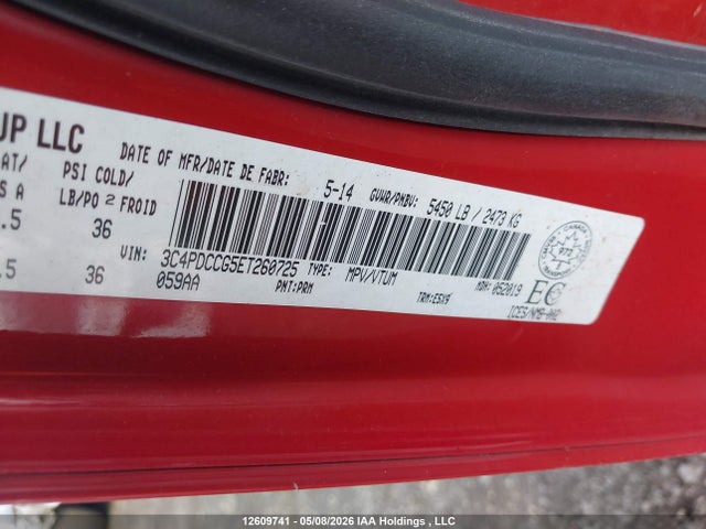 3C4PDCCG5ET260725 Dodge Journey Sxt