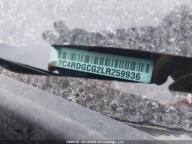 12609746 :رقم المزاد ، 2C4RDGCG2LR259936 vin ، 2020 Dodge Grand Caravan Premium Plus مزاد بيع