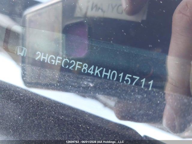 2HGFC2F84KH015711 Honda Civic Sport