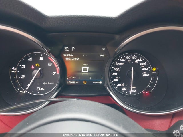 12609778 :رقم المزاد ، ZASFAKNN4J7C01486 vin ، 2018 Alfa Romeo Stelvio Ti Sport مزاد بيع