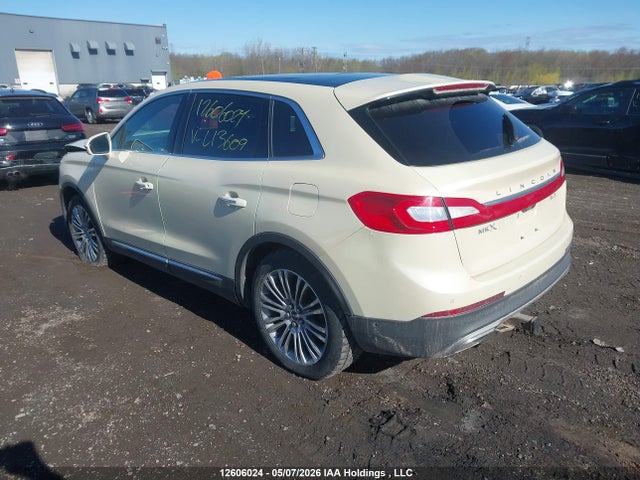 Продаж на аукціоні авто 2018 Lincoln Mkx Reserve, vin: 2LMPJ8LRXJBL13609, номер лоту: 12606024