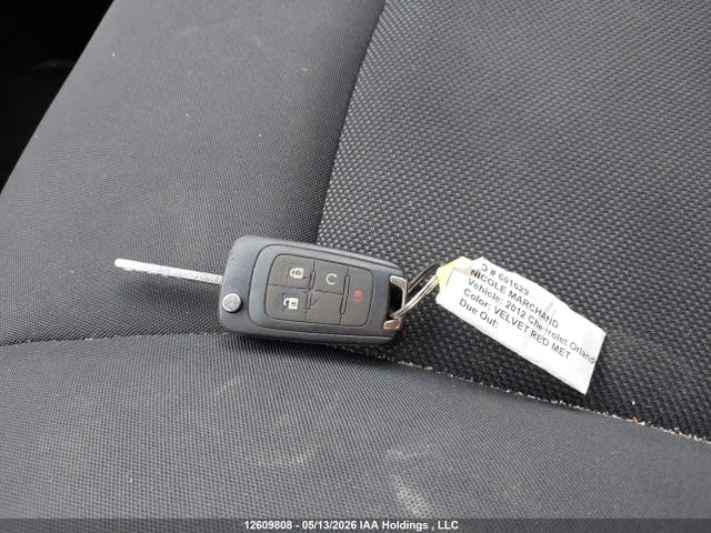 2012 Chevrolet Orlando მანქანა იყიდება აუქციონზე, vin: KL77P2EM3CK593943, აუქციონის ნომერი: 12609808
